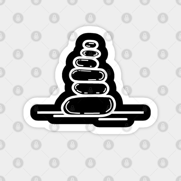 STONE ROCK BALANCING Sticker by ThesePrints